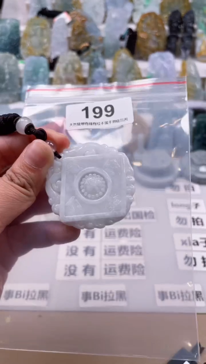 【闪购商品】翡翠颈饰未镶嵌天然缅甸A货翡翠199