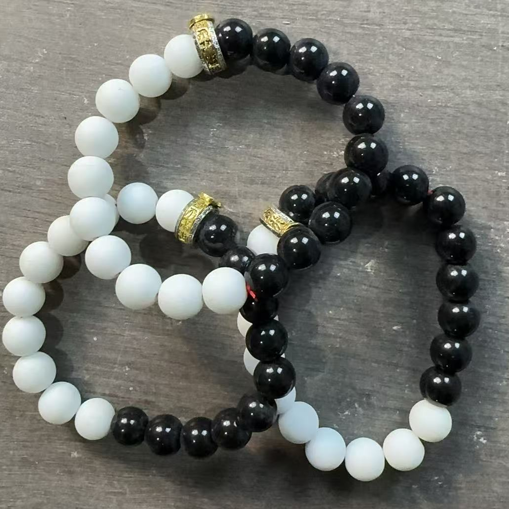 A323黑曜石卡1.0设计款单圈手串