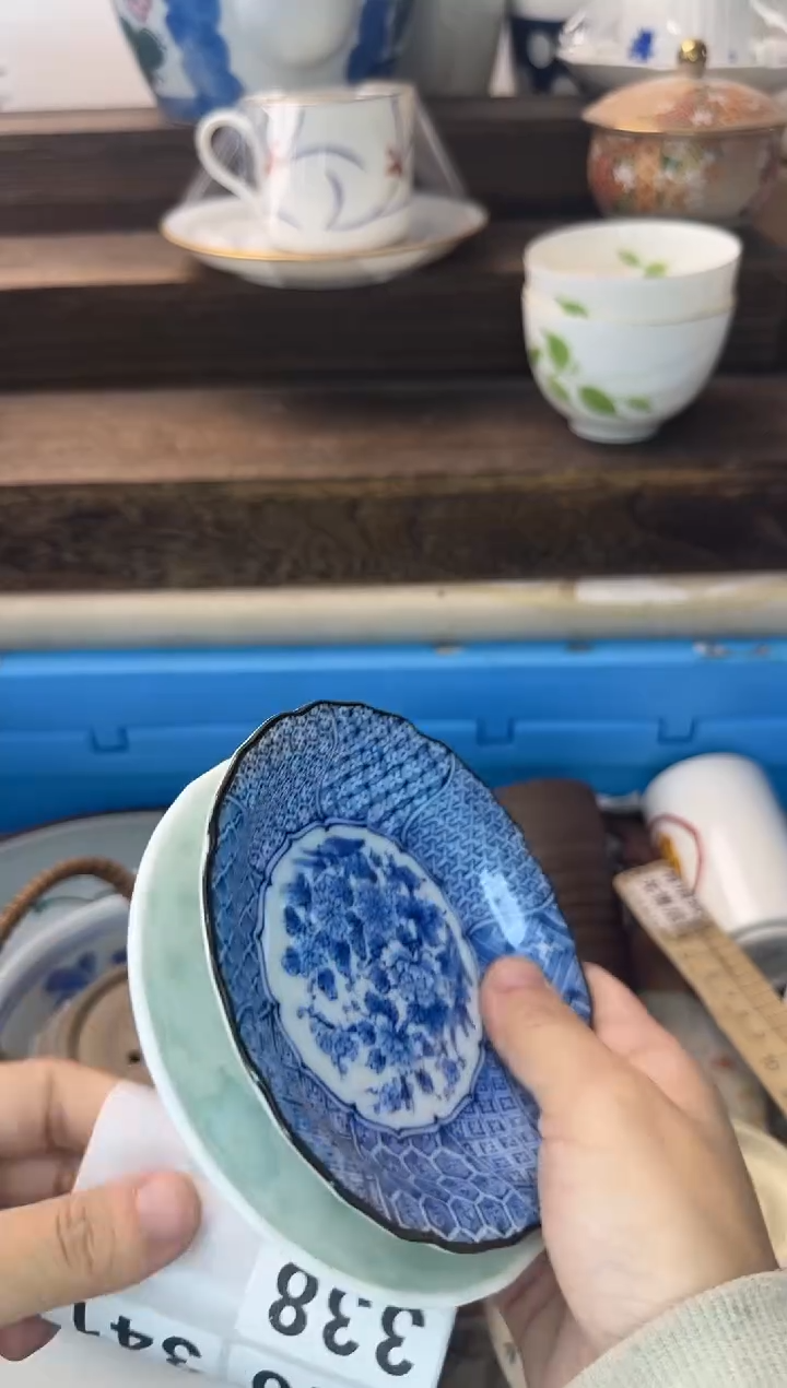 茶杯紫砂画****）338陶艺中古瓷器全场满18米包邮