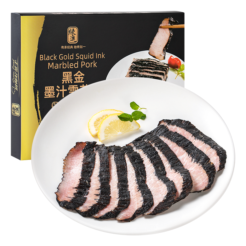 黑金墨汁雪花肉180g（猪颈肉）
