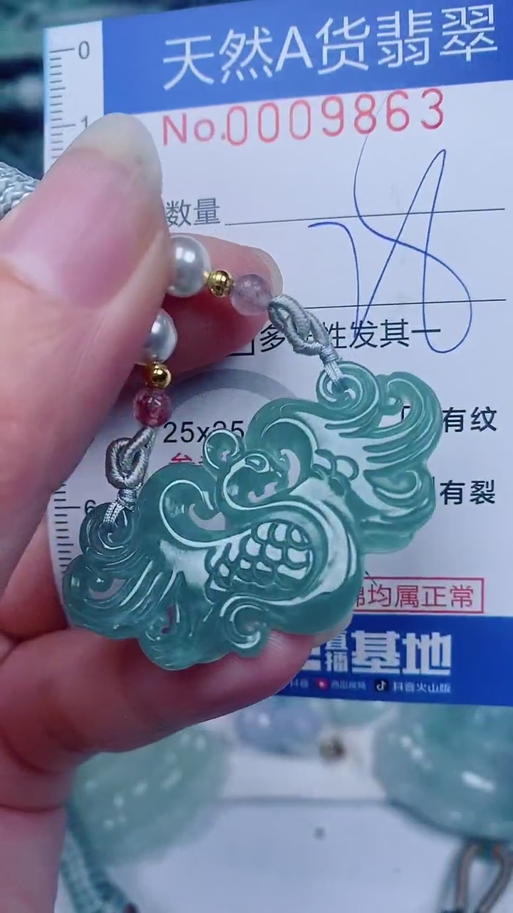 翡翠未镶嵌颈饰00009863