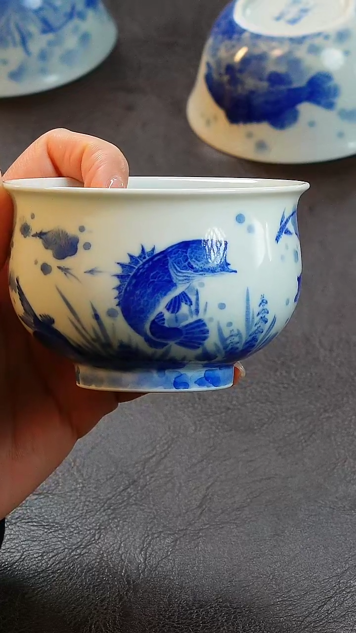 【闪购商品】青山赋鱼主人杯陶瓷