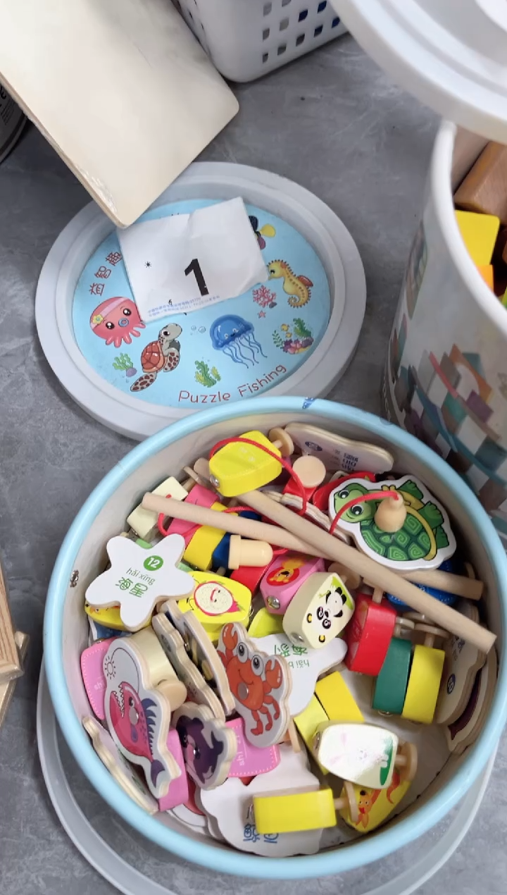 木桶装钓鱼1.....