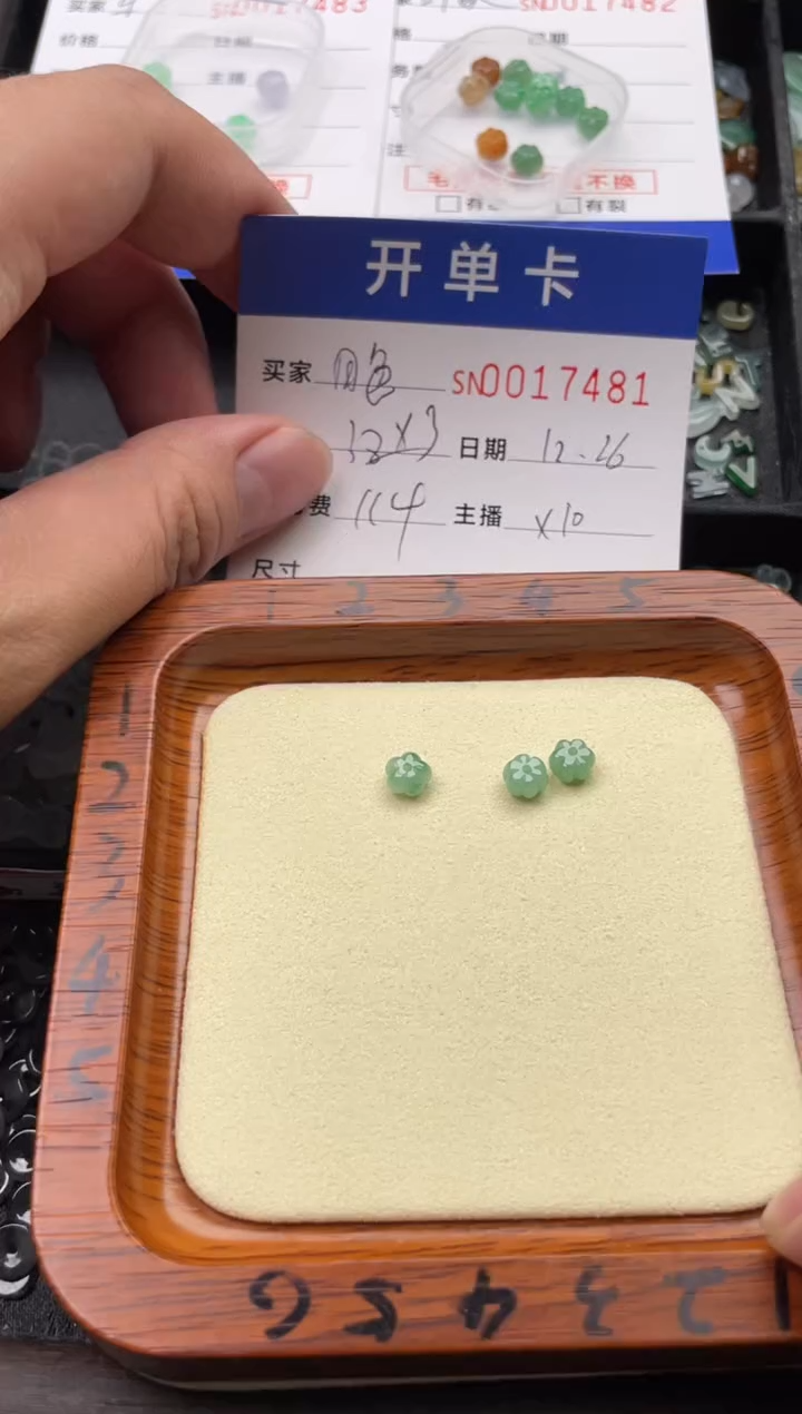 颈饰未镶嵌翡翠月**水17481