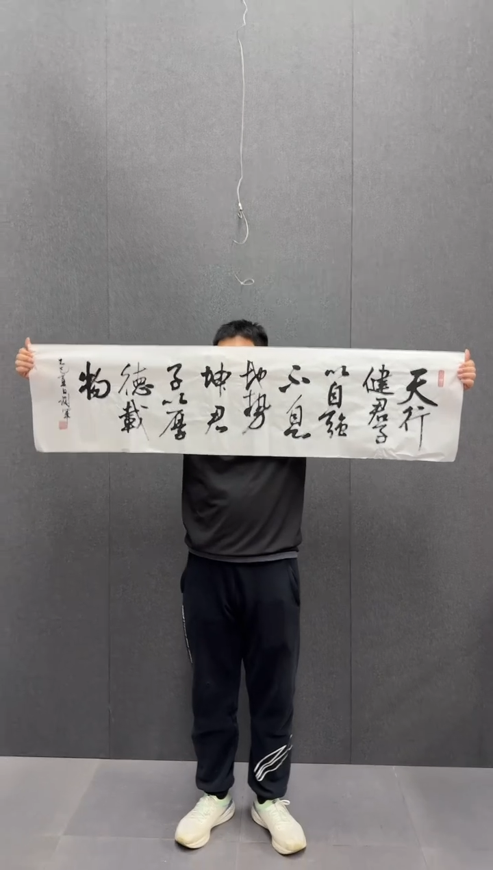 国画炳山艺术--谢军老师作品 天行