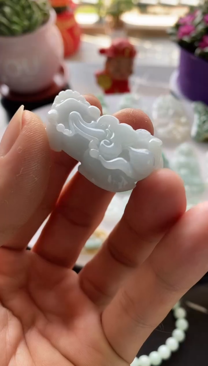 颈饰未镶嵌翡翠8天然缅甸翡翠A货貔貅