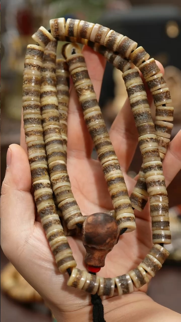 手串柏香籽/百香籽11mm+牛噶长串108