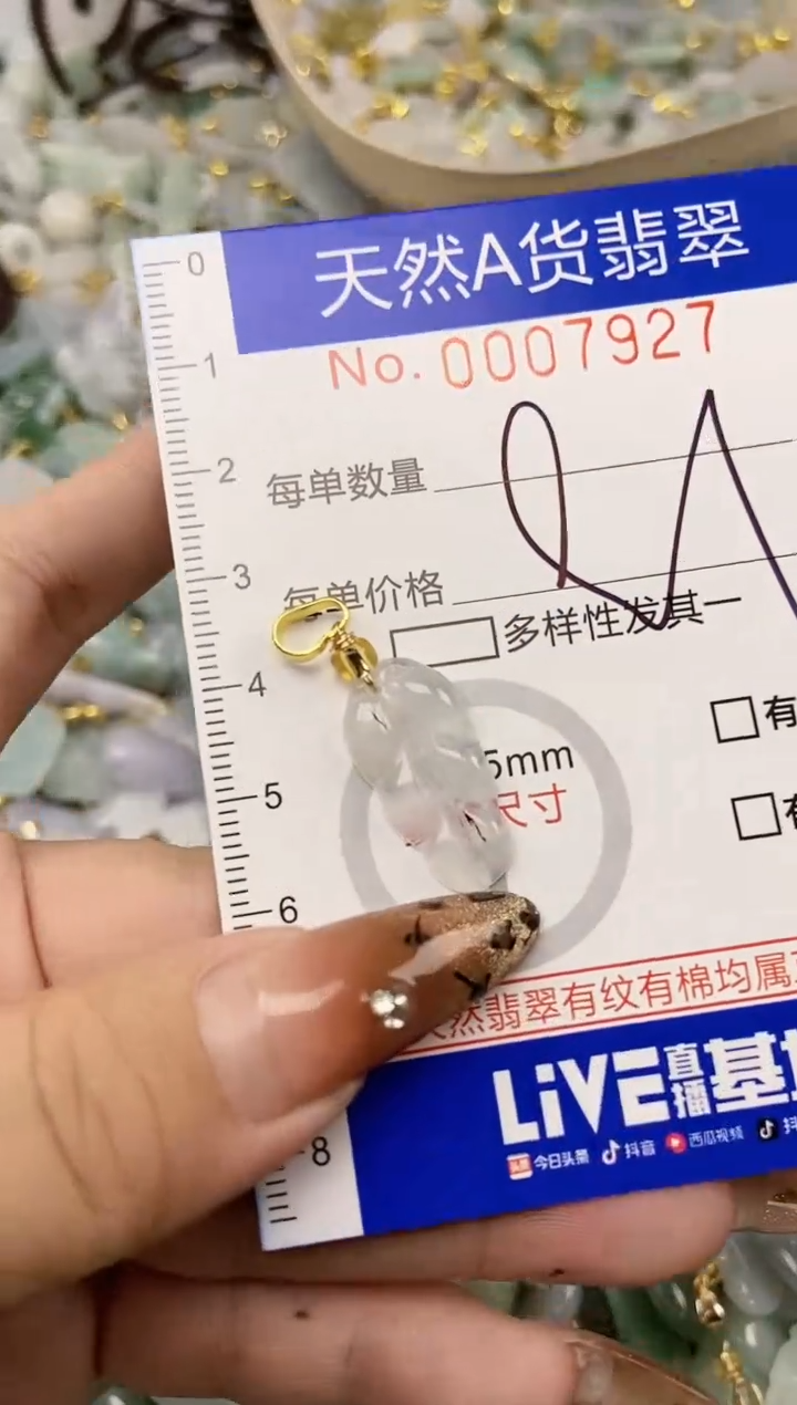 【闪购商品】翡翠颈饰未镶嵌天然A货翡翠