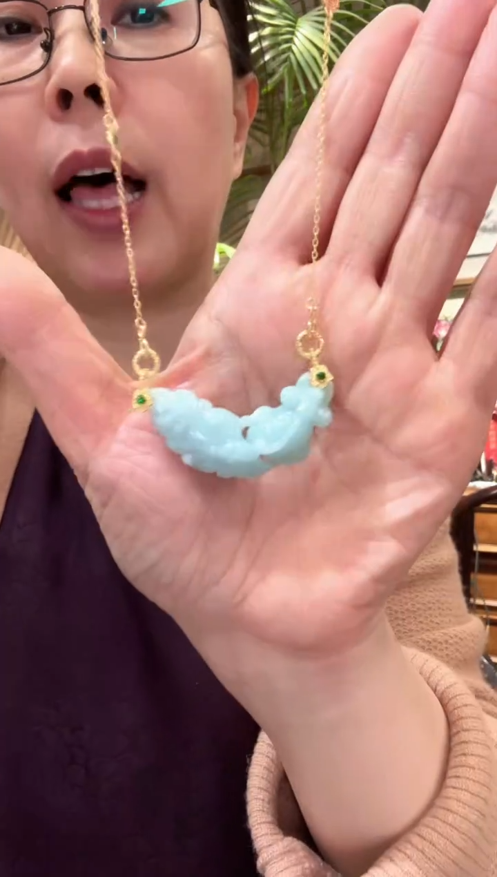 【闪购商品】翡翠颈饰未镶嵌国风