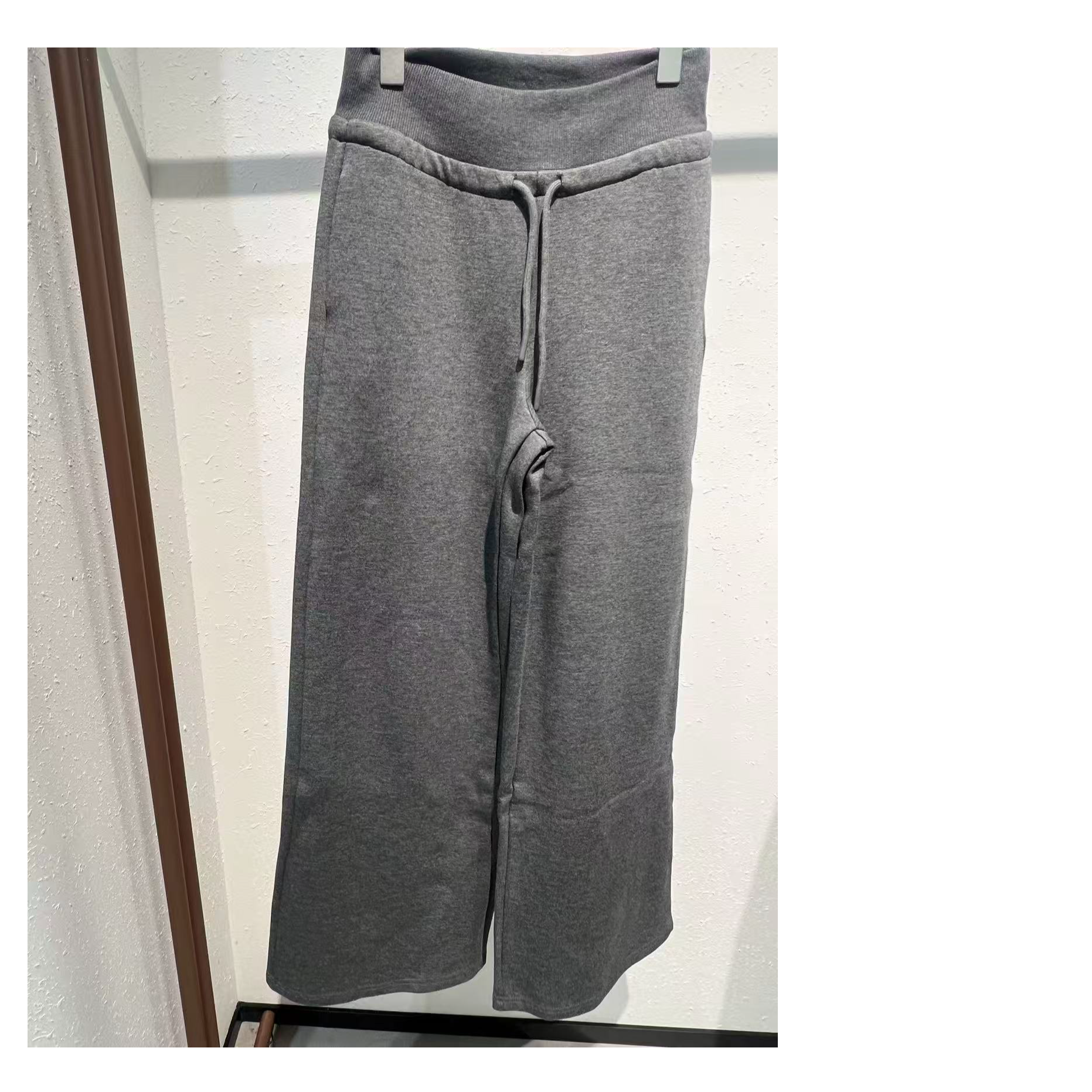 舒适休闲裤秋冬阔腿裤加绒直筒阔腿显瘦