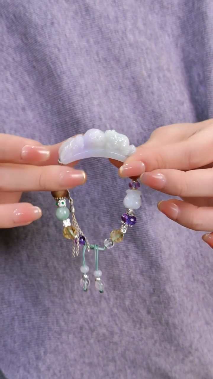 颈饰未镶嵌翡翠国风