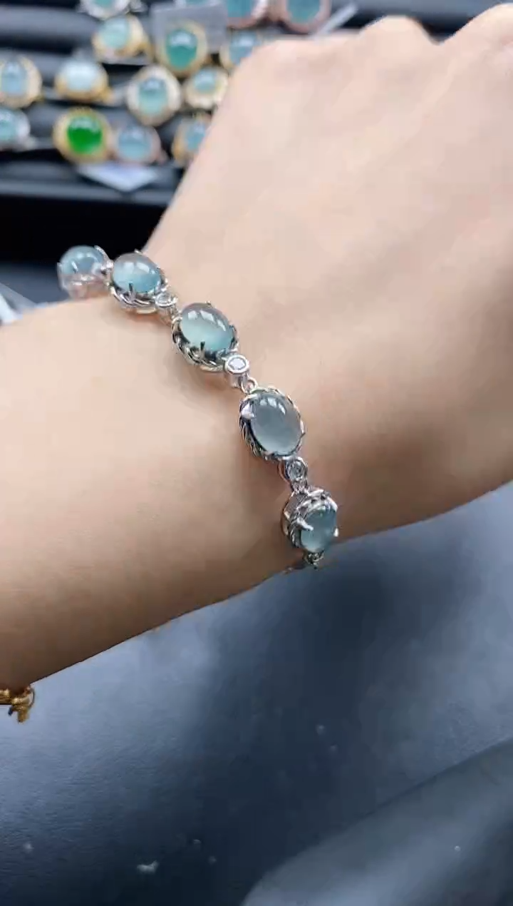 【闪购商品】翡翠戒指银S925镶嵌1111