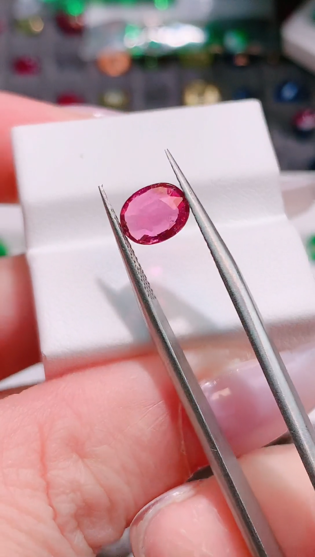 未镶嵌珠宝半成品碧玺卢比莱微1.21ct