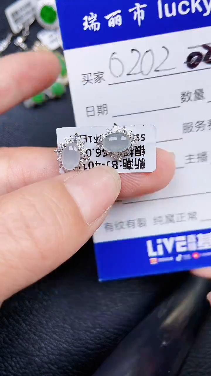 颈饰银S925镶嵌翡翠0202