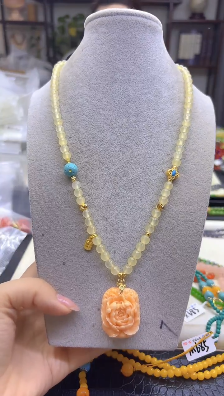 项链未镶嵌黄晶DIY款M778