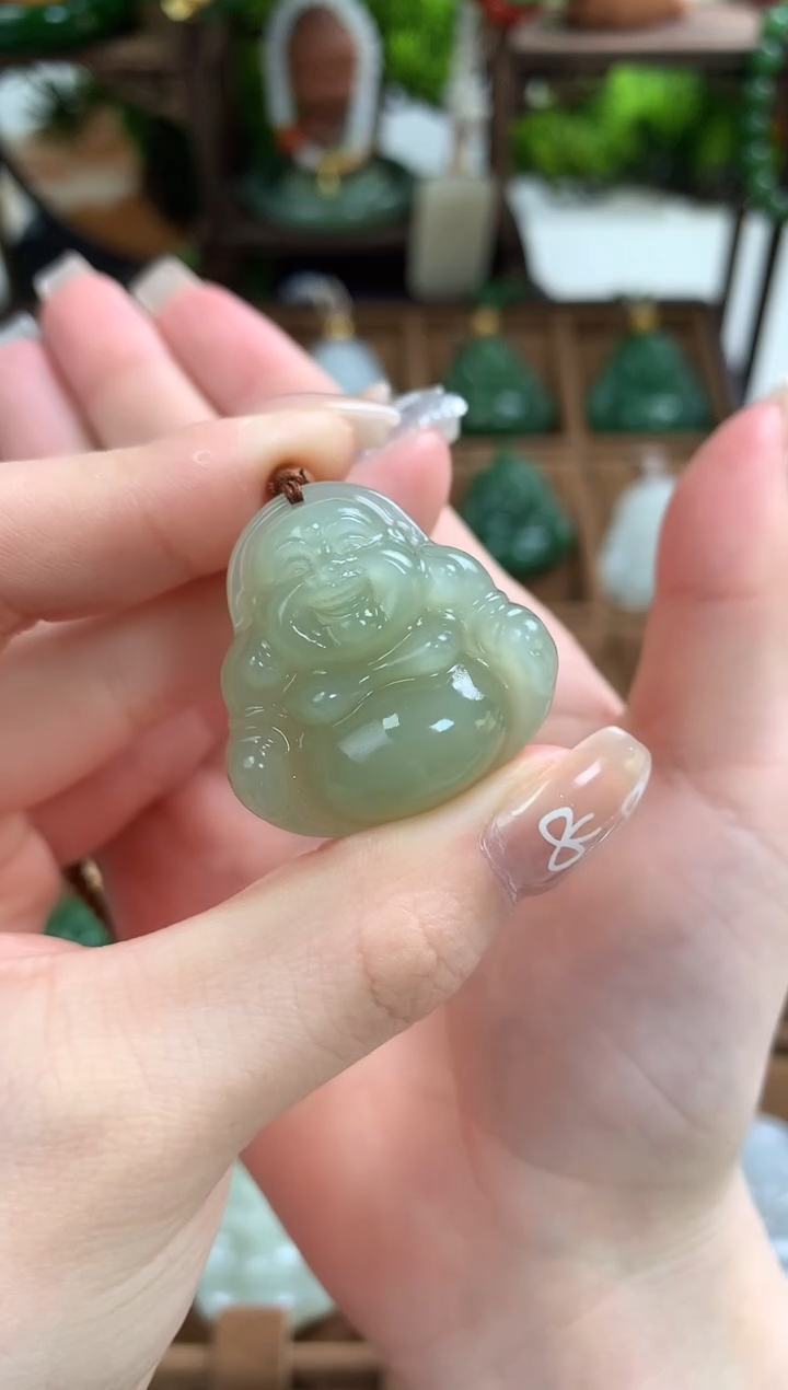 【闪购商品】和田玉颈饰未镶嵌吊坠30mm