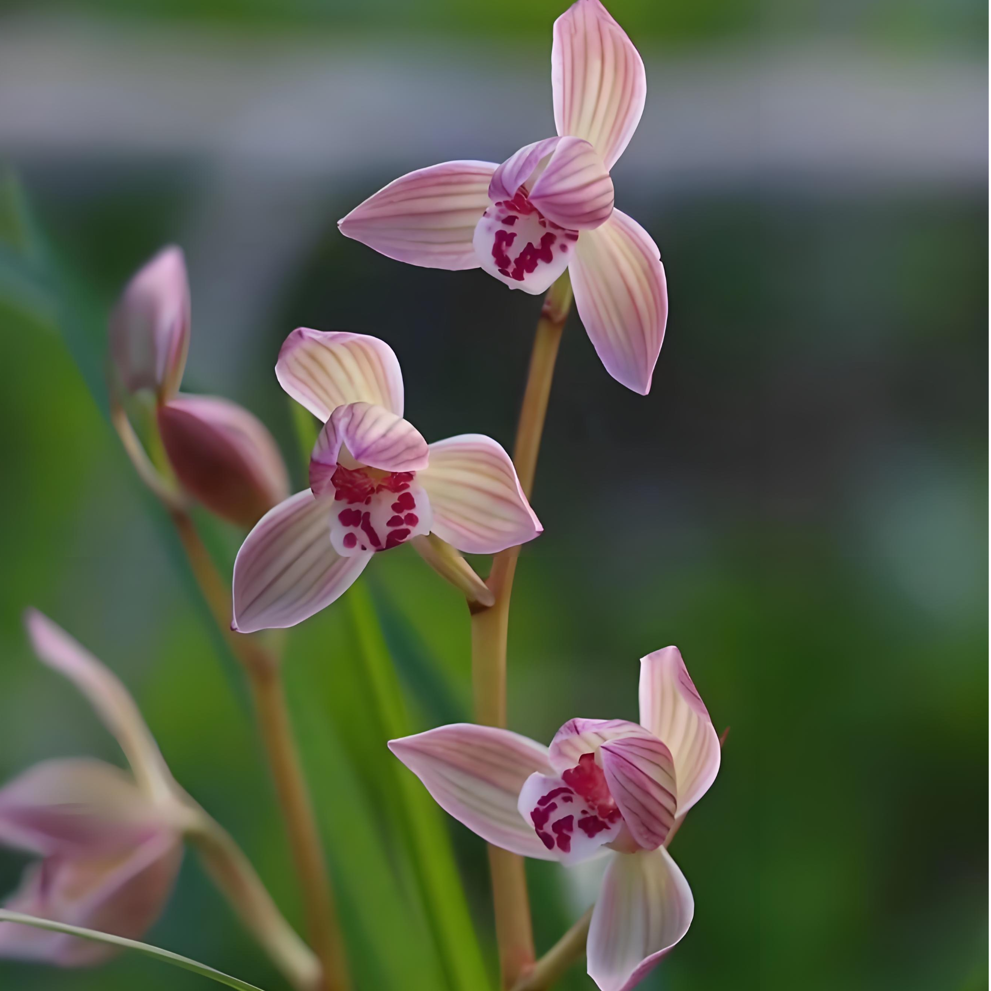 精品 莲瓣红红火火浓香兰花 室内外绿植盆栽