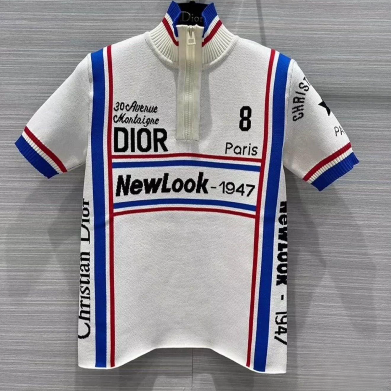 全新未使用 DIOR/迪奥 双双臻选/BC01103/迪奥短袖/白色;36