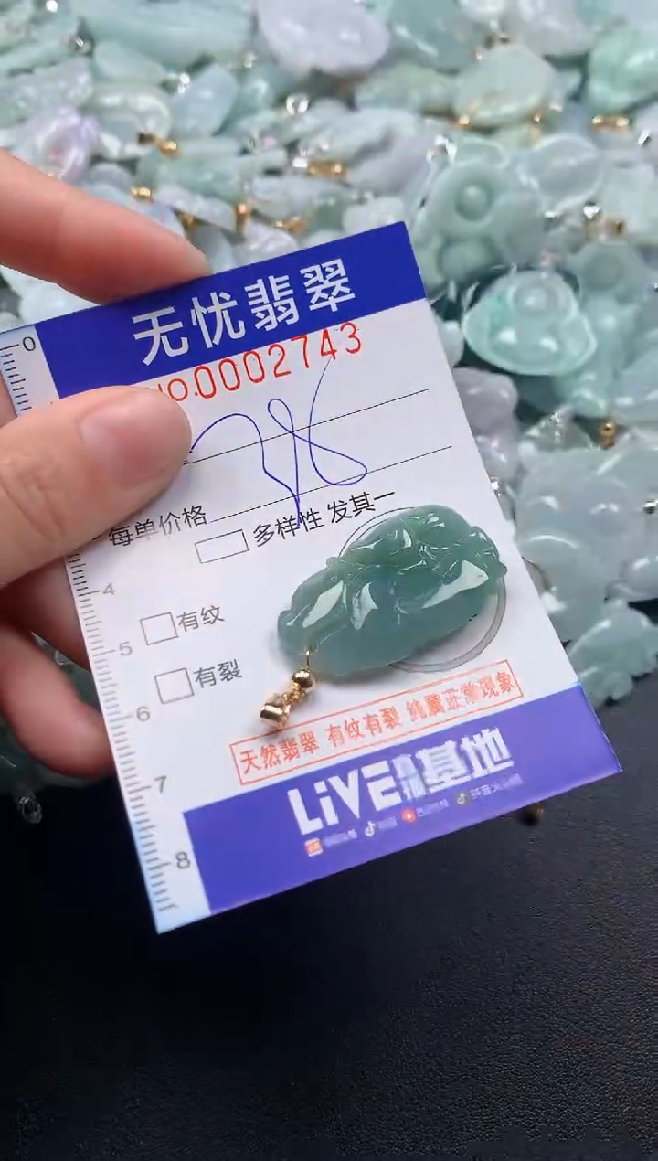 颈饰未镶嵌翡翠2743