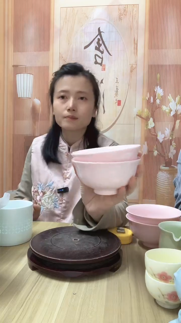 瓷红CC米饭碗2个 口径12cm