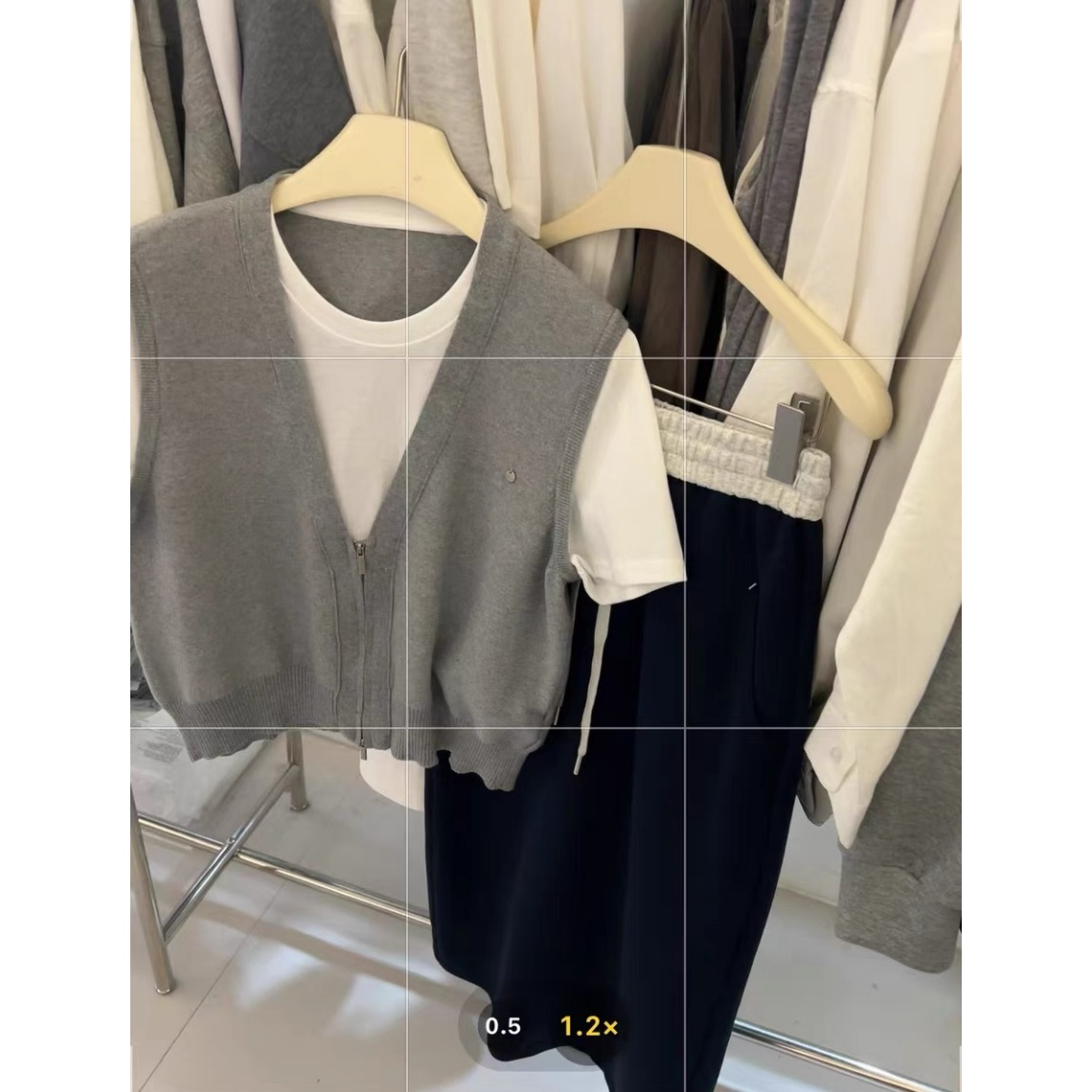 欧货马甲假两件」洋气叠穿马甲短袖t恤女2025春夏