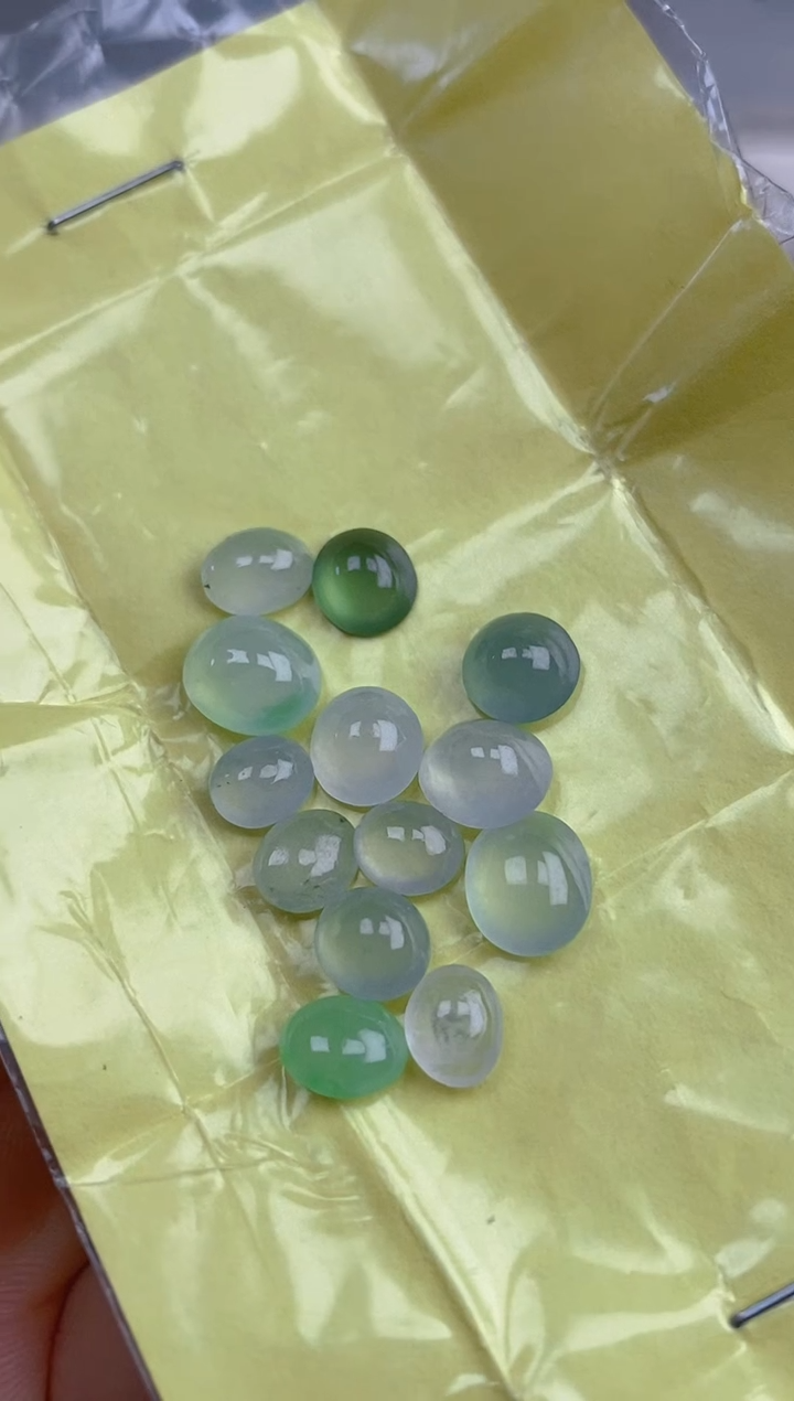 【闪购商品】定制翡翠未镶嵌天然翡翠蛋面55