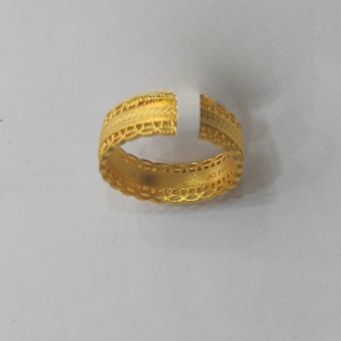 足银戒指 足银花丝戒指款时尚少女饰品