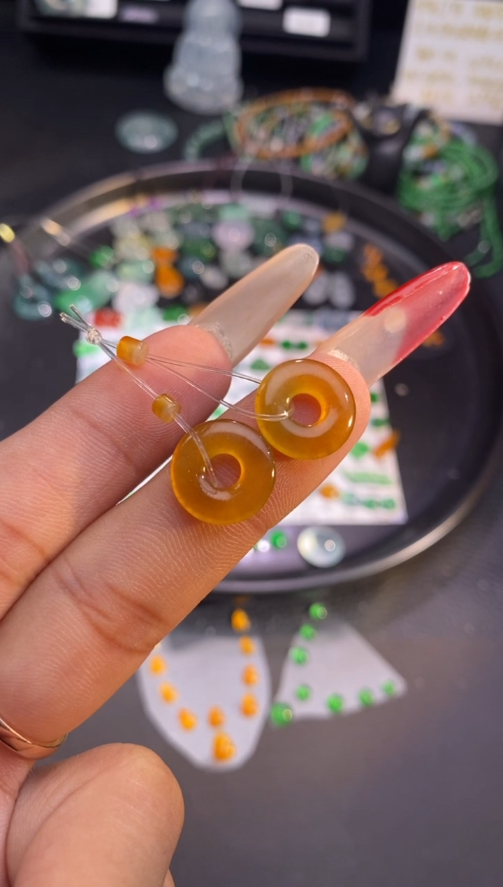 【闪购商品】翡翠挂件未镶嵌甜甜圈