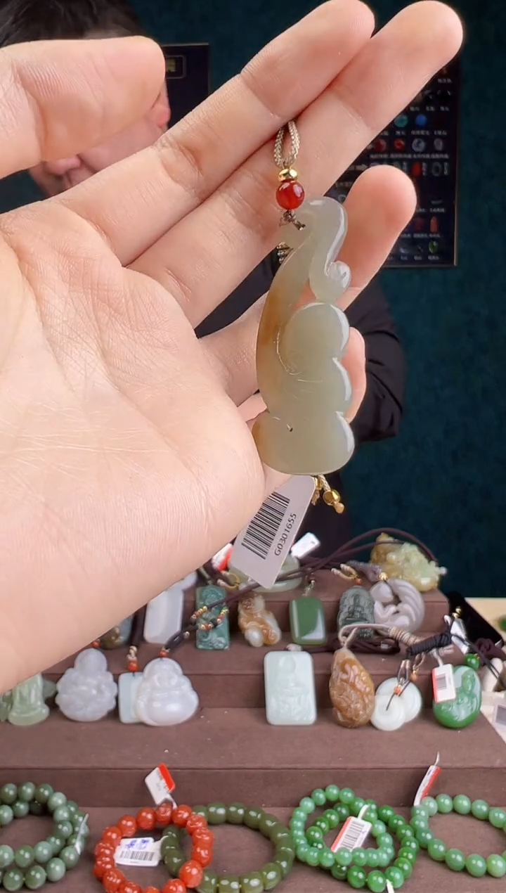 【闪购商品】和田玉颈饰未镶嵌ZZ 拍一发一 多样性发货