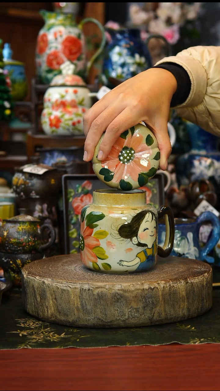 陶瓷76景德镇手工陶瓷釉下彩