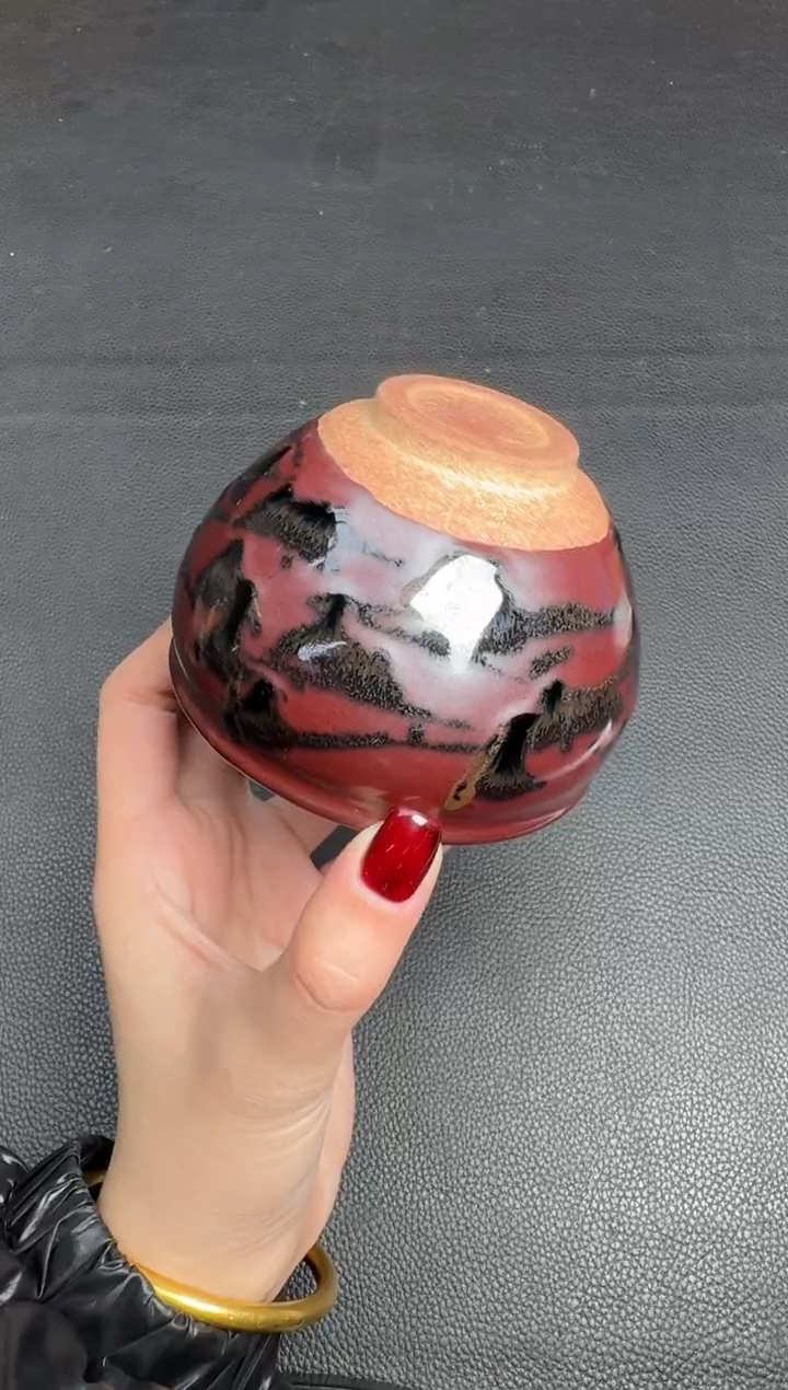 【闪购商品】茶盏建盏故事蔡炳昆柴烧13