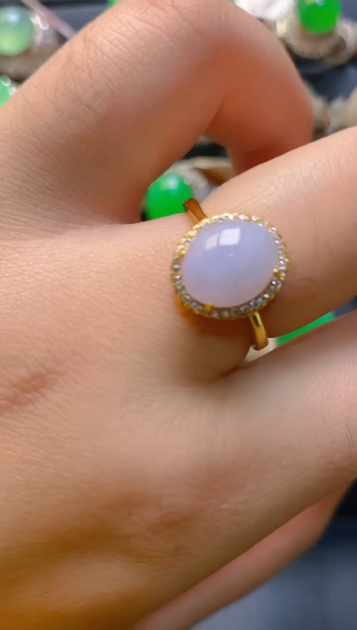 【闪购商品】翡翠耳饰银S925镶嵌天然A货翡翠1