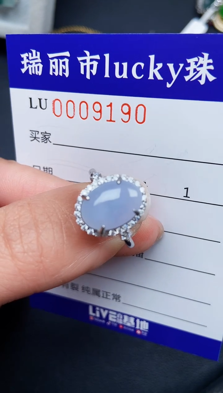 【闪购商品】翡翠颈饰银S925镶嵌9190