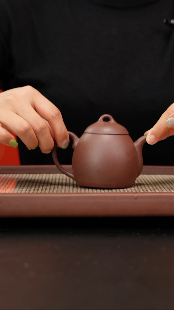 茶壶紫砂四号井底槽青集思180cc辛少坤