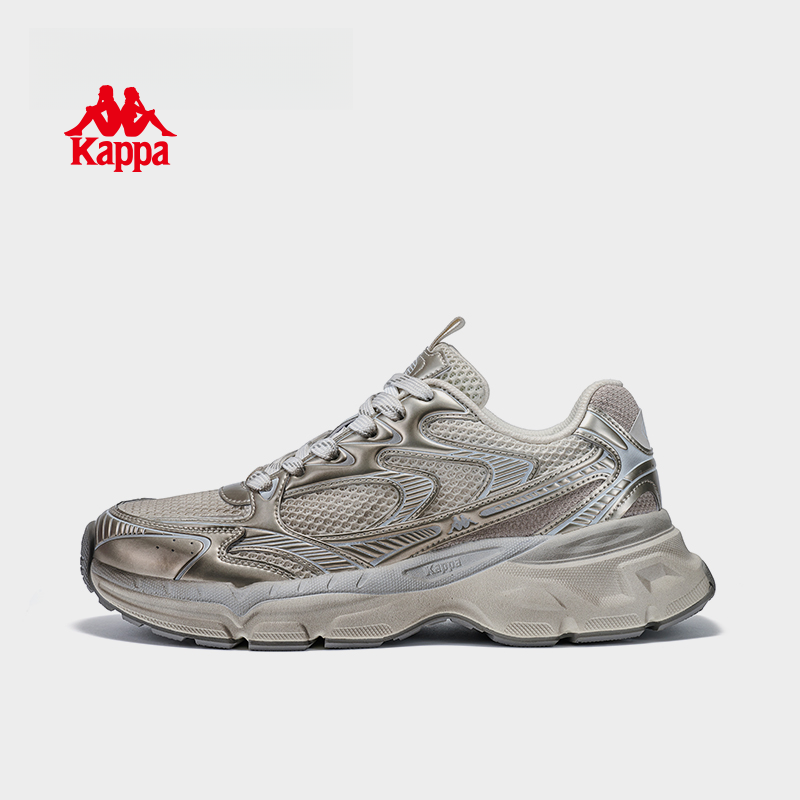 Kappa卡帕氢轨男鞋老爹鞋秋冬休闲鞋时尚百搭运动鞋K0EY5MC14CJ
