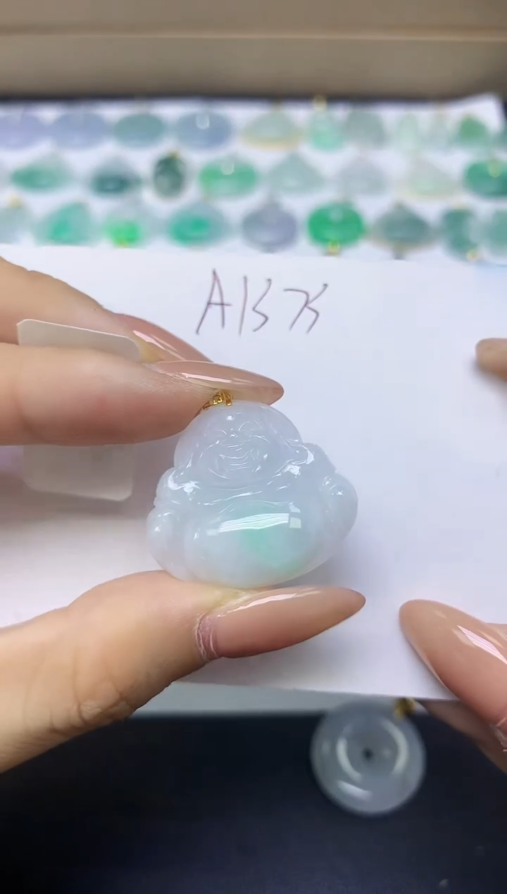 颈饰未镶嵌翡翠天然缅甸A货翡翠百元以上9元证书费自理