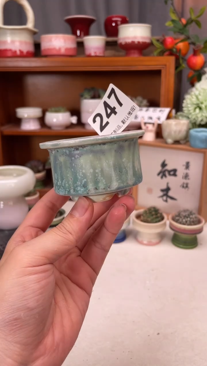 瓷片247知木小芳花盆