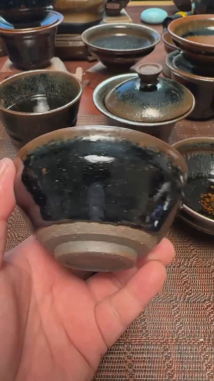 【闪购商品】茶盏通天龙窑柴烧建盏