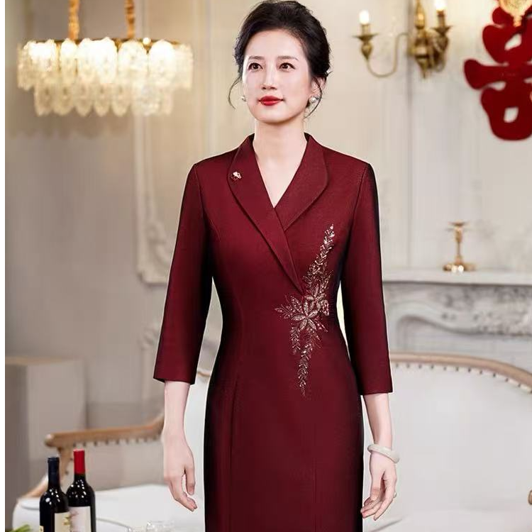 【喜妈妈囍婆婆】吴苏织匠 优雅气质高端旗袍婚宴会大气手工礼服
