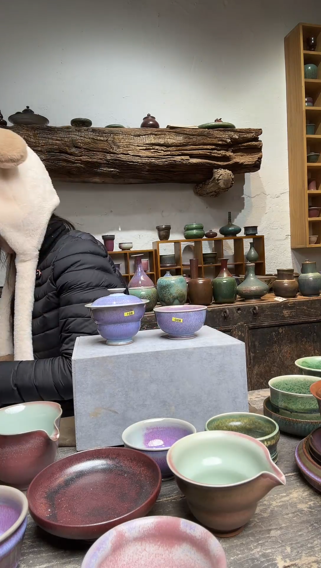 瓶钧瓷雪*蘭山窑手作器物全品850851