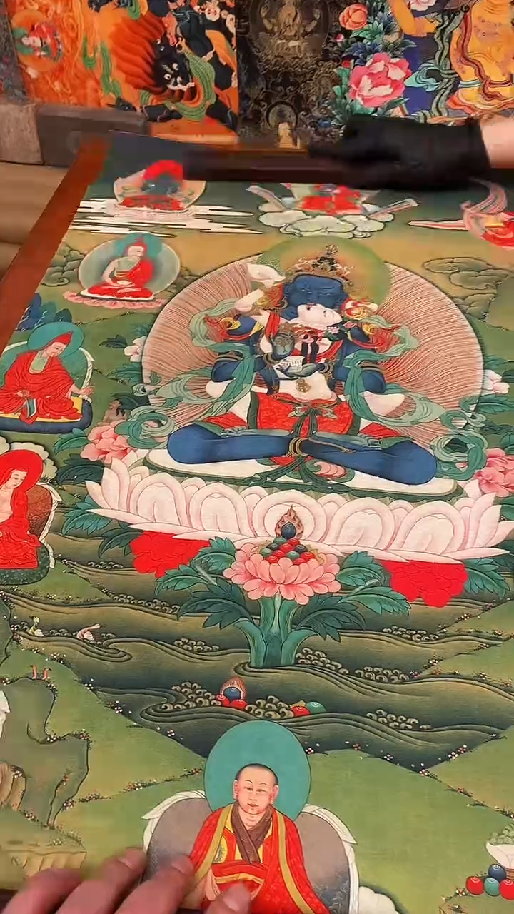 装裱画精美唐卡tk16013