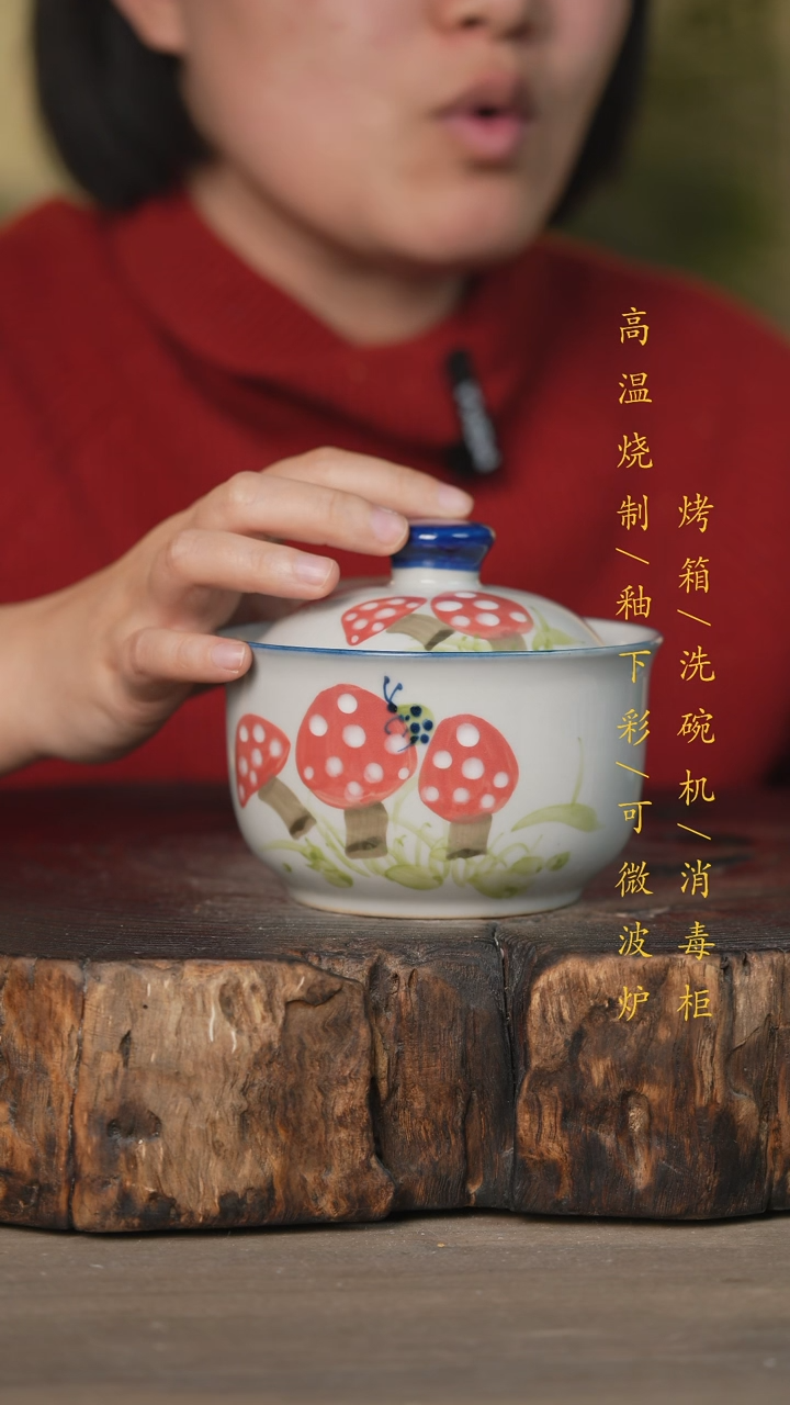 【闪购商品】碗景德镇高温釉下彩可微波烤箱洗碗机