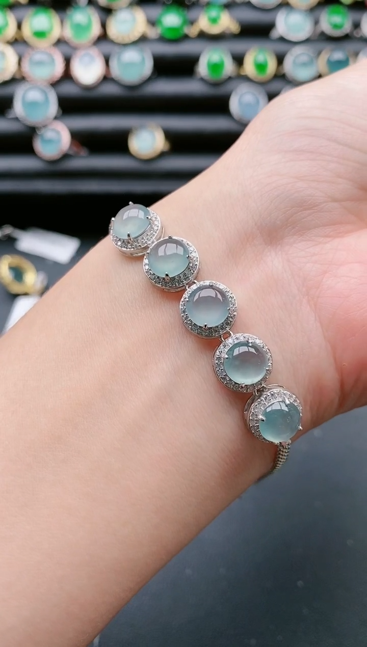 【闪购商品】翡翠戒指银S925镶嵌1111111