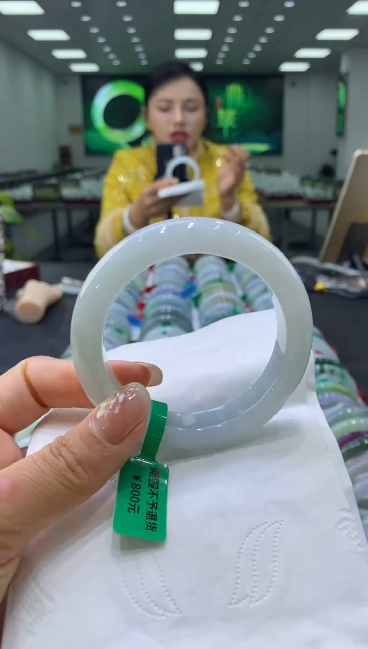 未镶嵌手镯翡翠00005428