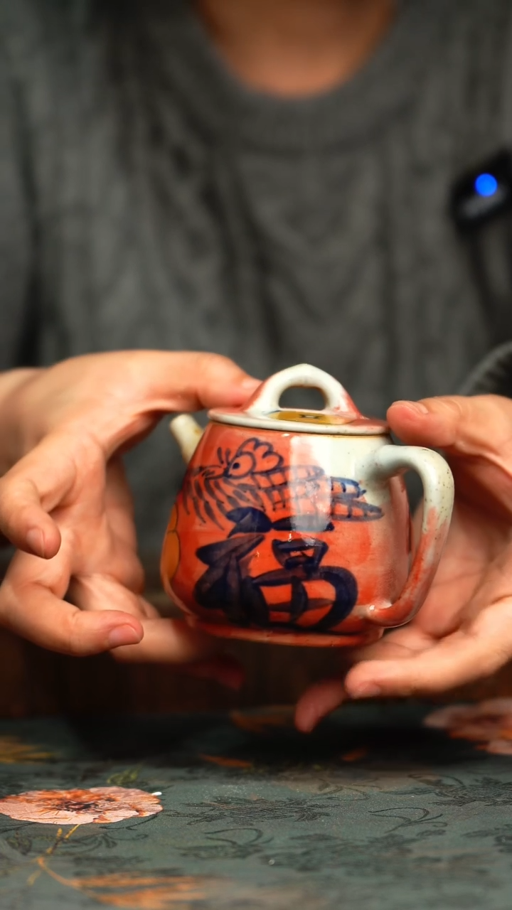 杯釉下彩手工手绘同款陶器