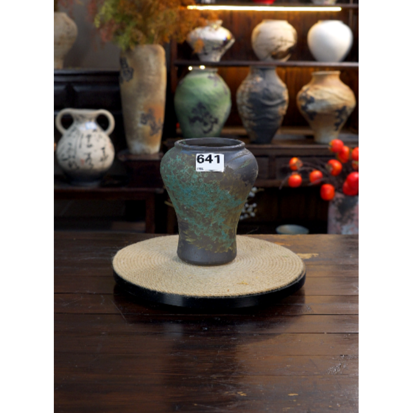 641景德镇陶瓷花瓶侘寂风高级感花瓶插花客厅摆件180*90