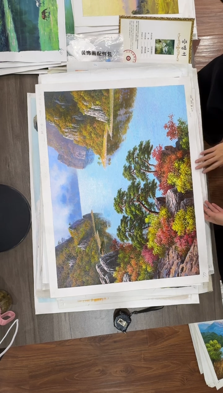 油画【126号】约50*70cm丨朝鲜原创纯手绘孤品油画丨顺丰包邮