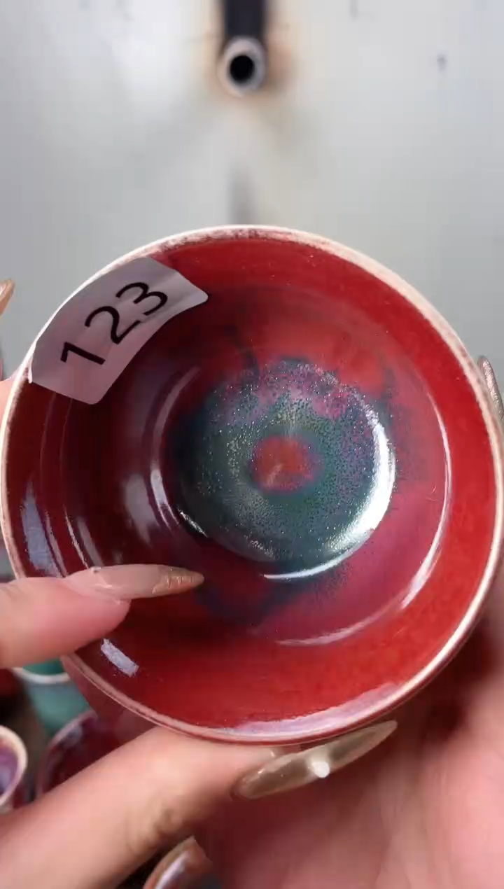 【闪购商品】摆件钧瓷手工茶器窑变