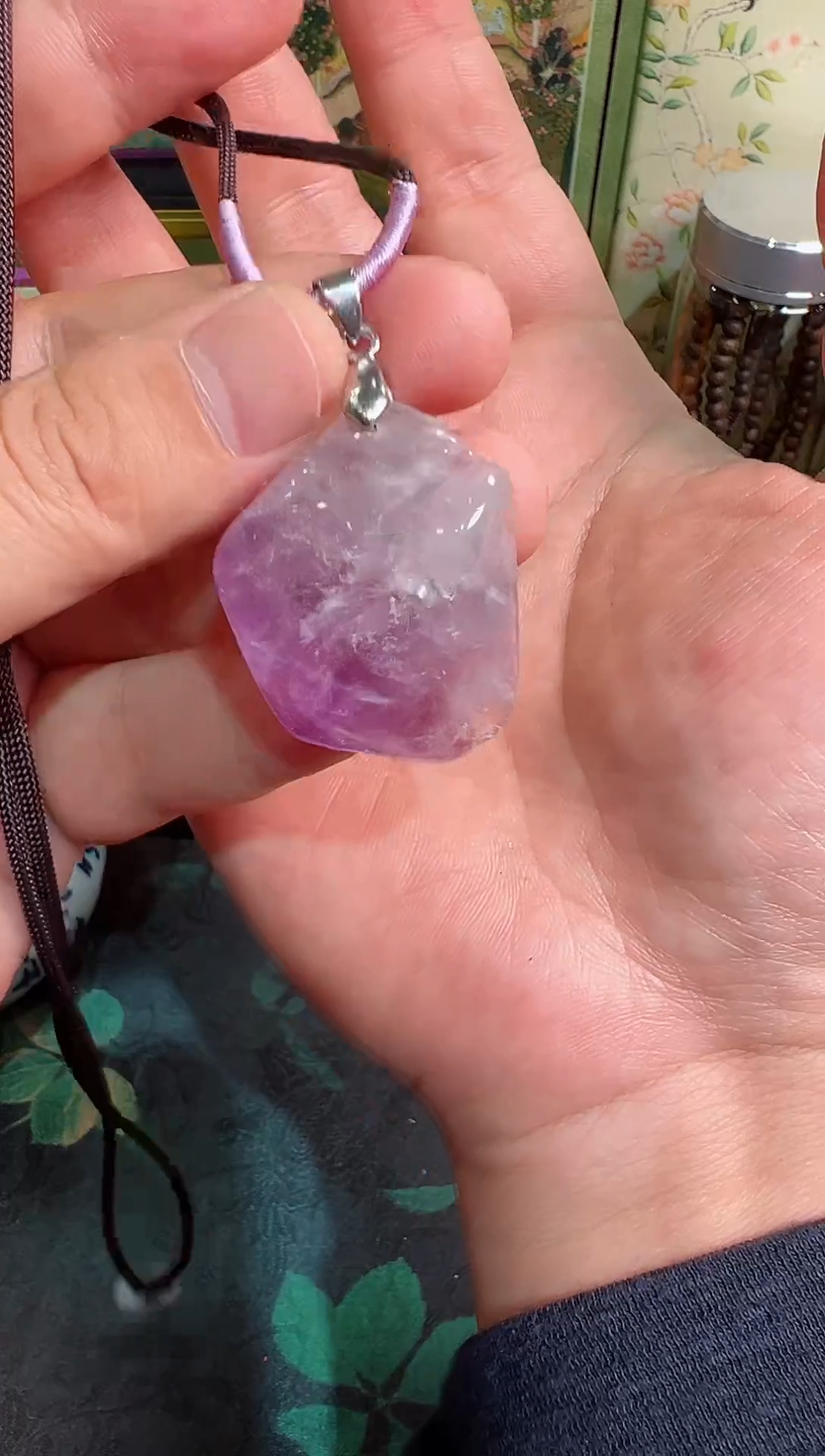 颈饰未镶嵌紫晶自定义发一件