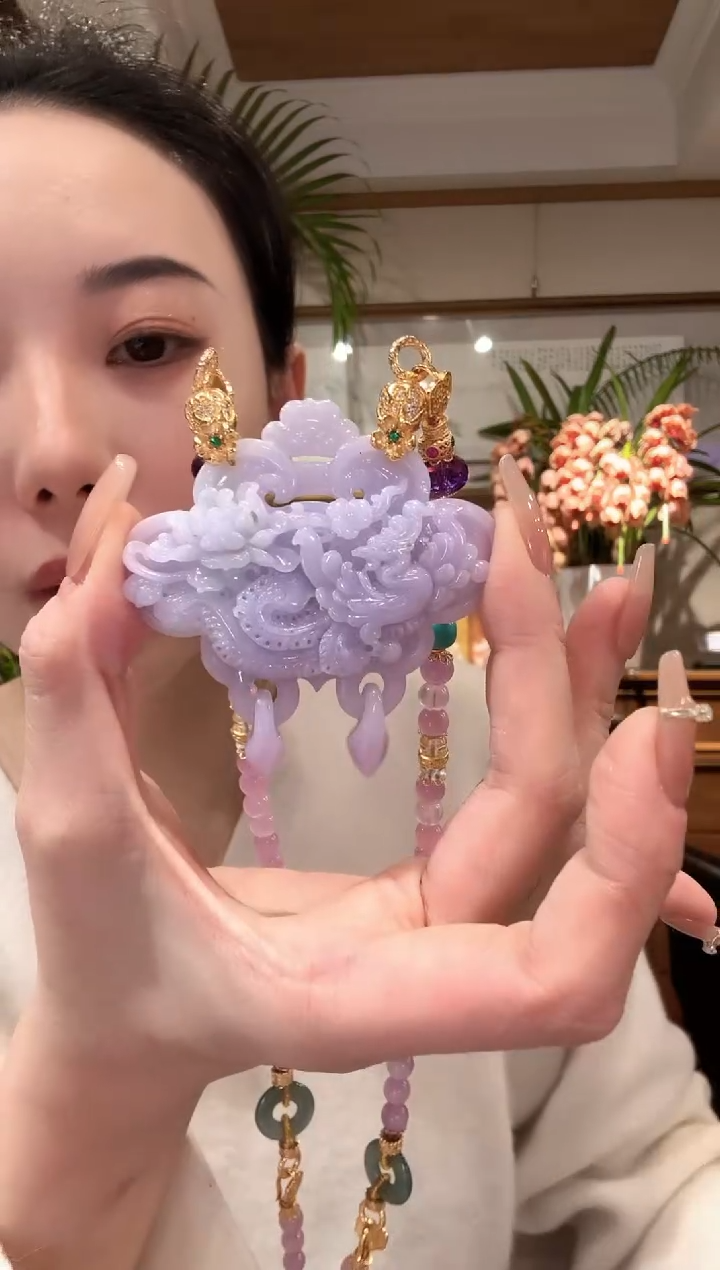 【闪购商品】翡翠颈饰未镶嵌国风